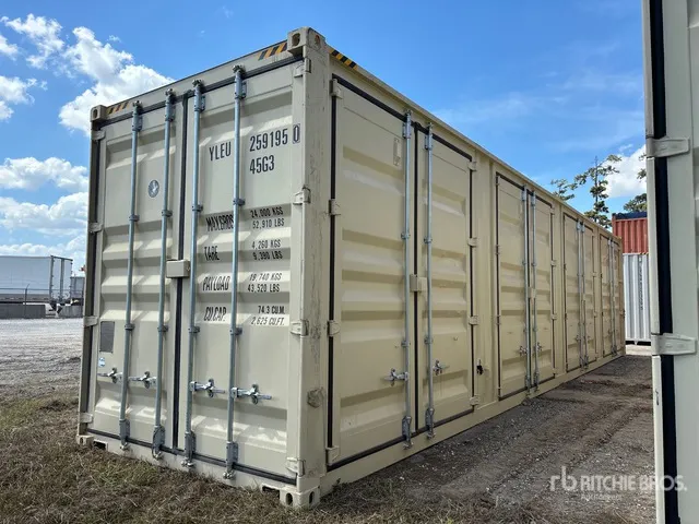 2026 40 ft High Cube Multi-Door Storage Container