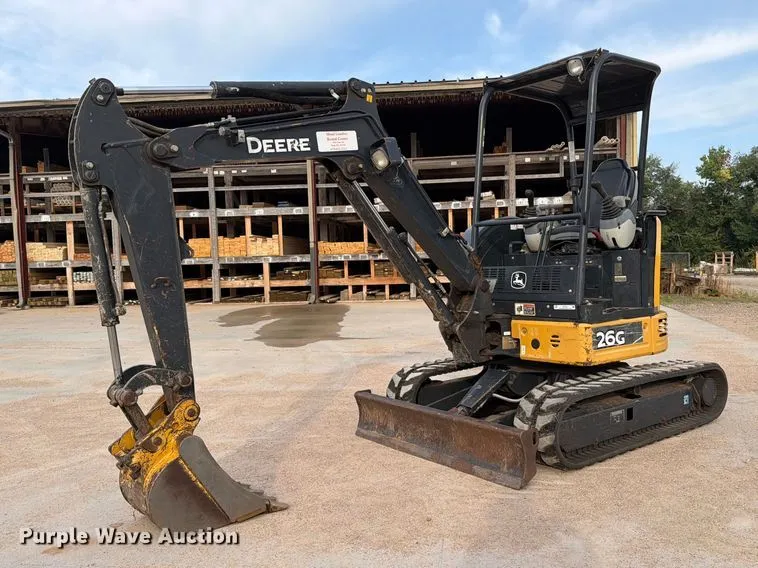 2017 John Deere 26G Mini excavator