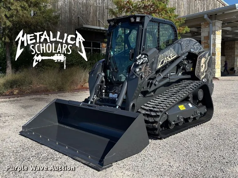 2024 CASE Hetfield Limited Edition TV450B tracked skid steer loader