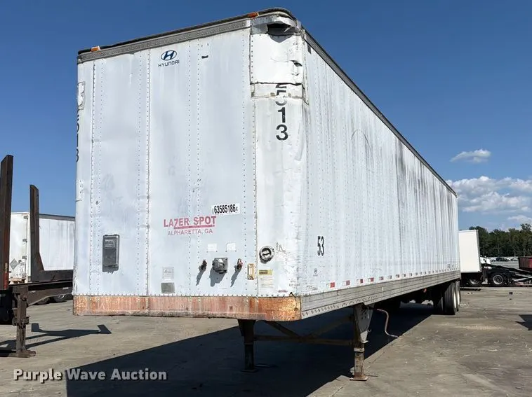 2001 Hyundai Translead VI2530152JSA dry van trailer