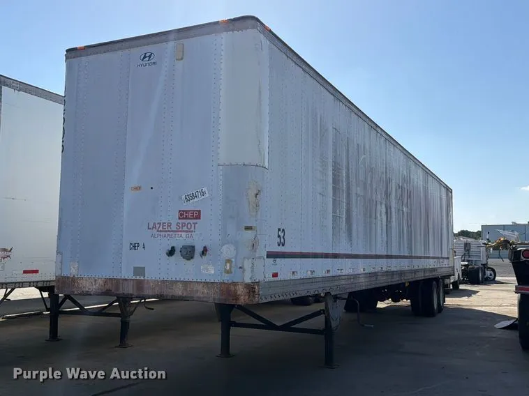 2001 Hyundai Translead dry van trailer