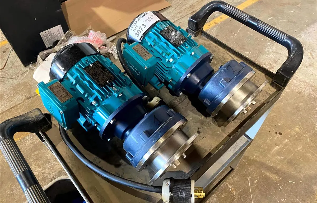 (2) Brook Crompton Gearmotor Assemblies
UNRESERVED