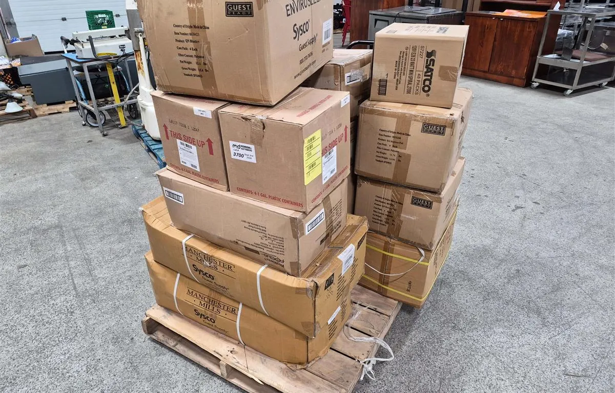 Pallet of Assorted Hotel & Hospitality Supplies
UNRESERVED