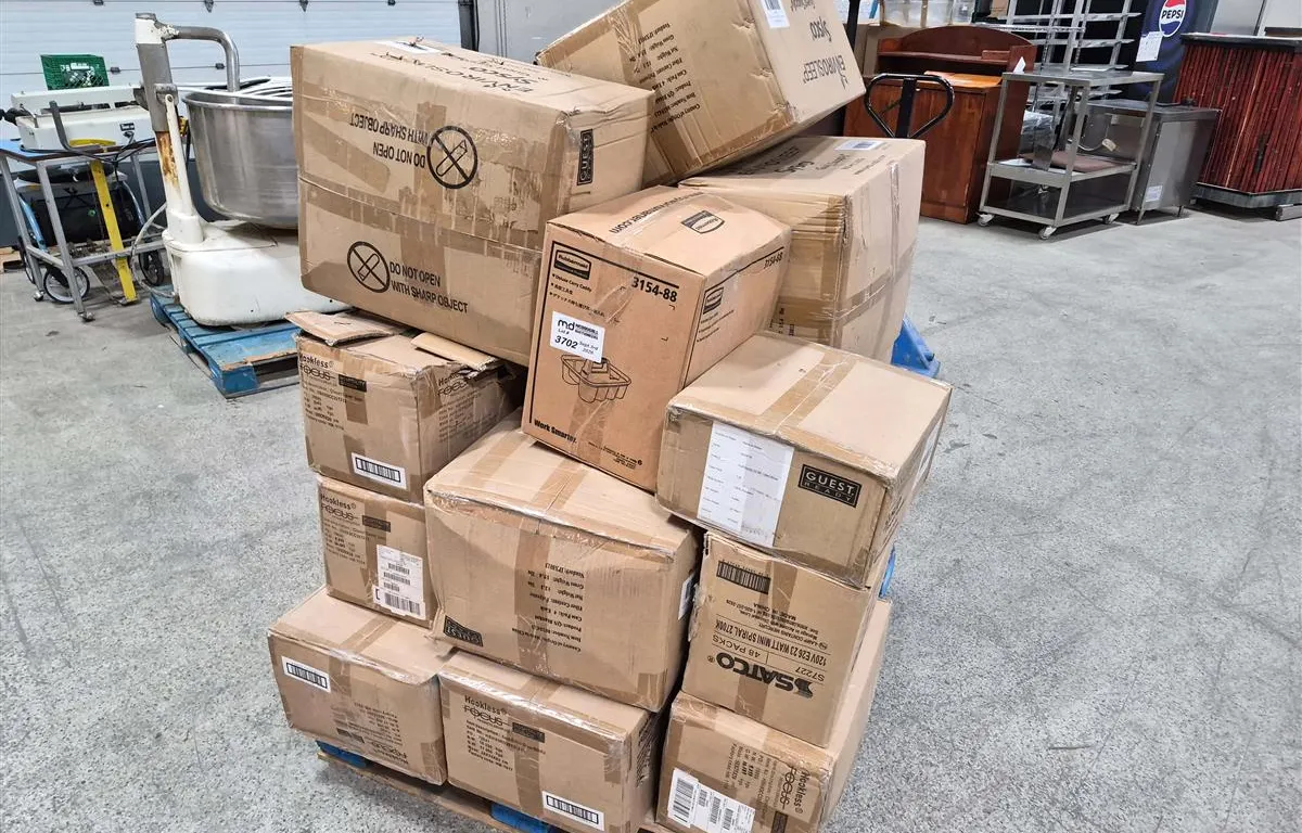 Pallet of Assorted Hotel & Hospitality Supplies
UNRESERVED