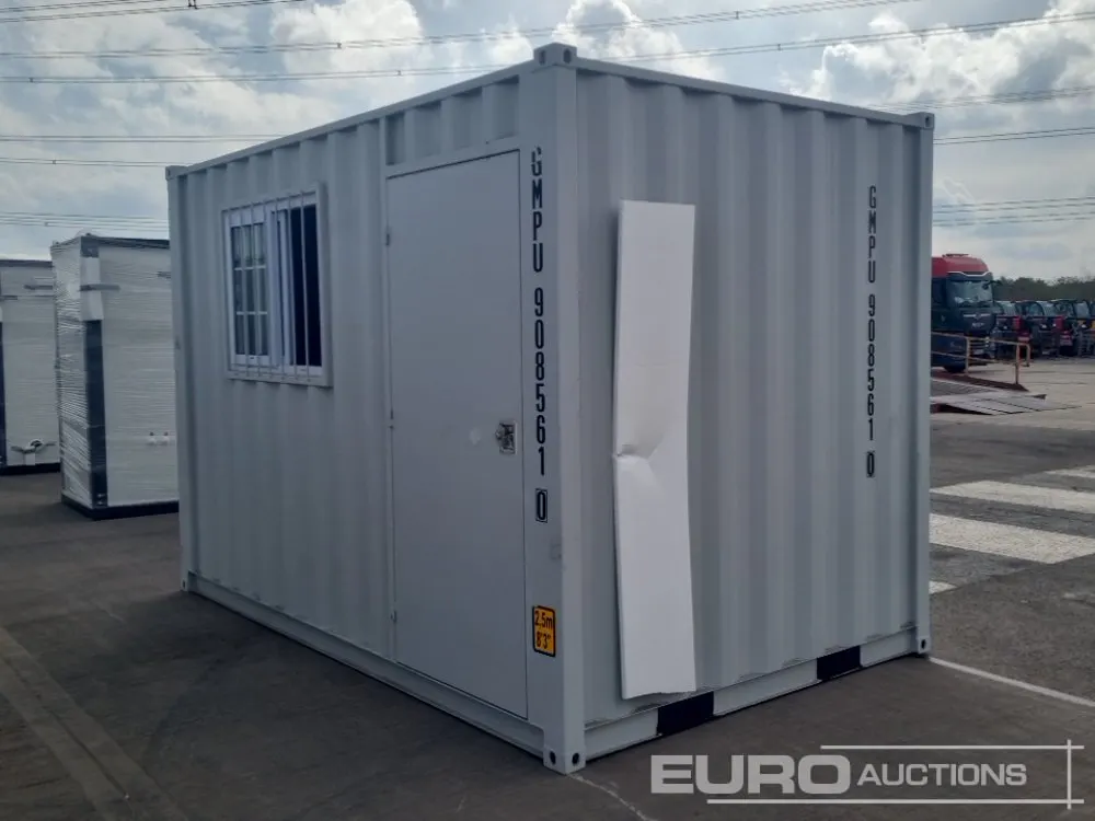 2026 12' x 7' Container, Side Door, End Door, Window (Cannot Be Reconsigned)