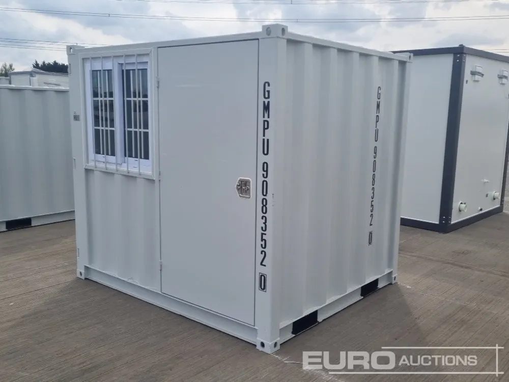 2026 7' x 6' Container, Side Door, End Door, Window (Cannot Be Reconsigned)