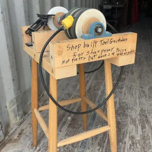 Home-Built Tool Grinder with Motor