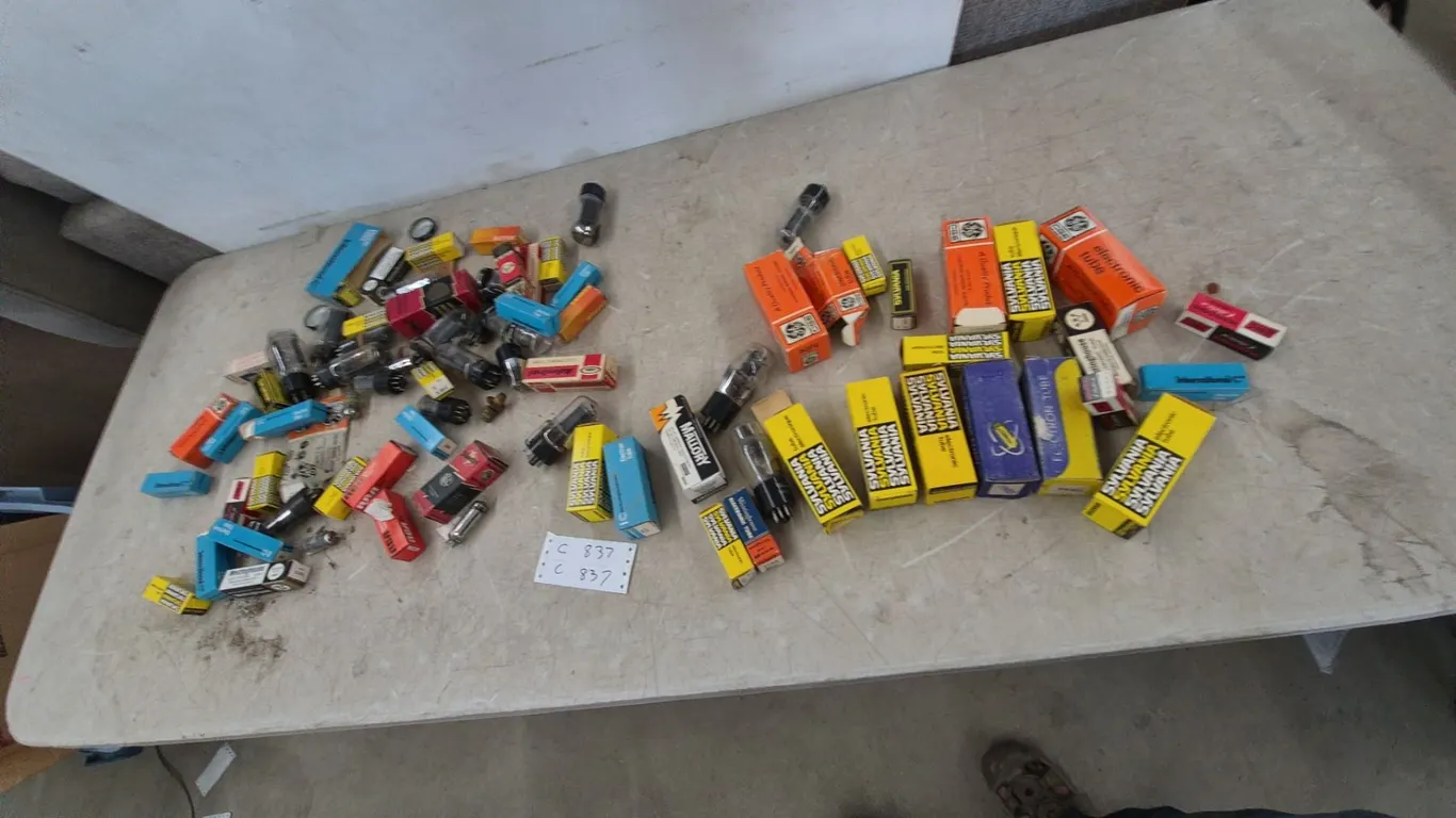Assorted Sylvania, Mallory, GE, RCA, Westinghouse, and International Electron Tubes