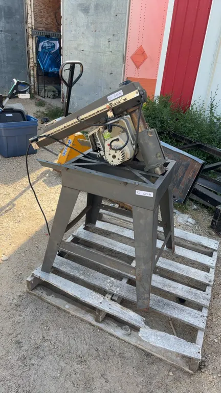 DeWalt Black and Decker Deluxe Power Shop Radial Arm Saw, Model 7740 Type 1, Stand, and Pallet