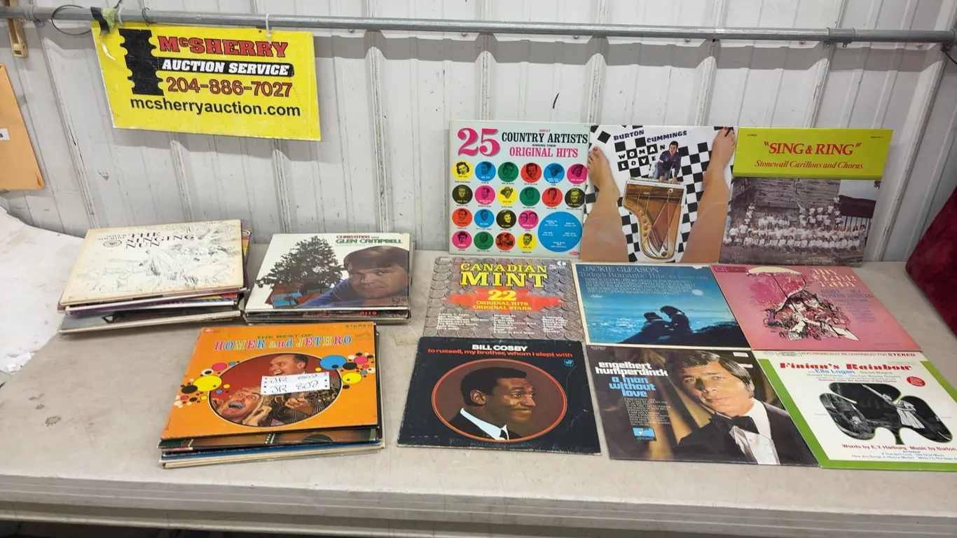 49 Vintage LP’s of Various Genres