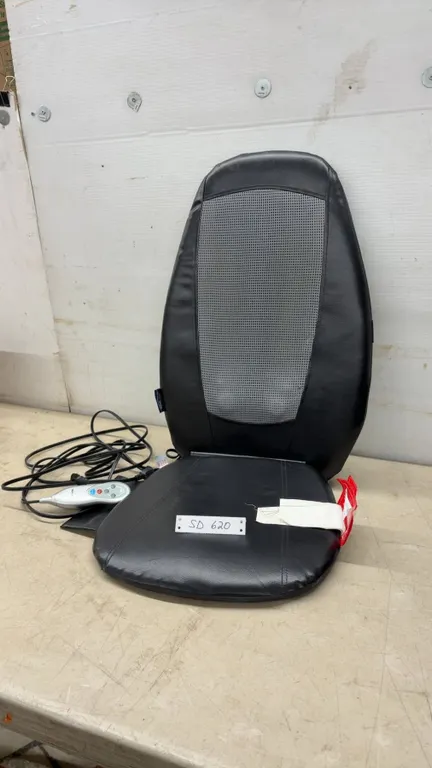 ObusForme Massaging Back and Seat Cushion with Heat and Wired Remote