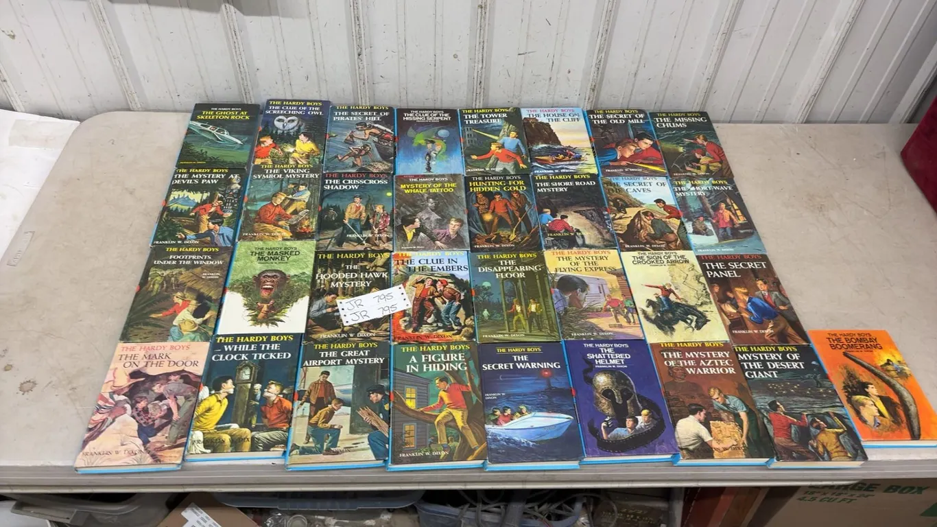 Collection of Hard Cover Hardy Boys Books