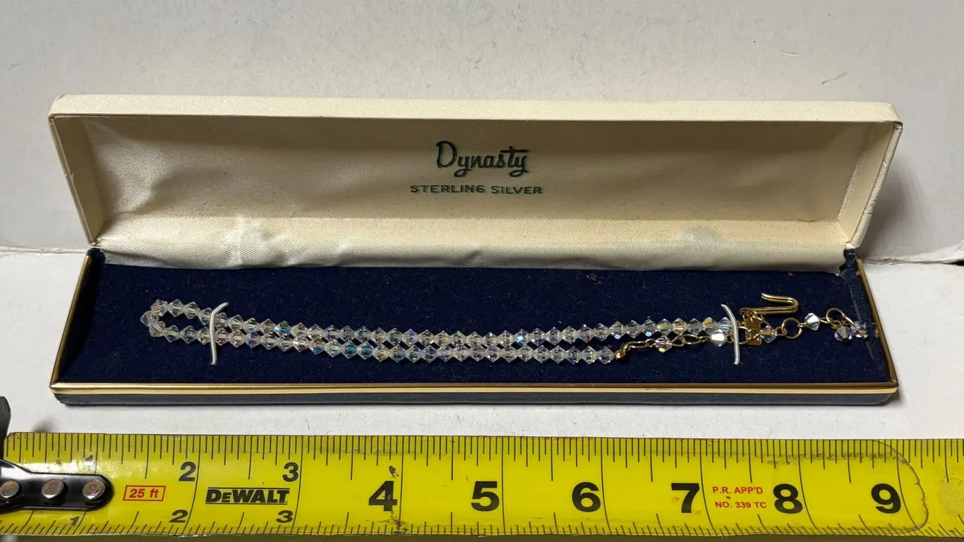 Vintage Glass Necklace.