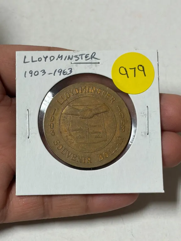 Lloydminster 1903 – 1963 Trade Dollar. Commemorates the 60th Anniversary of this city. Unc.