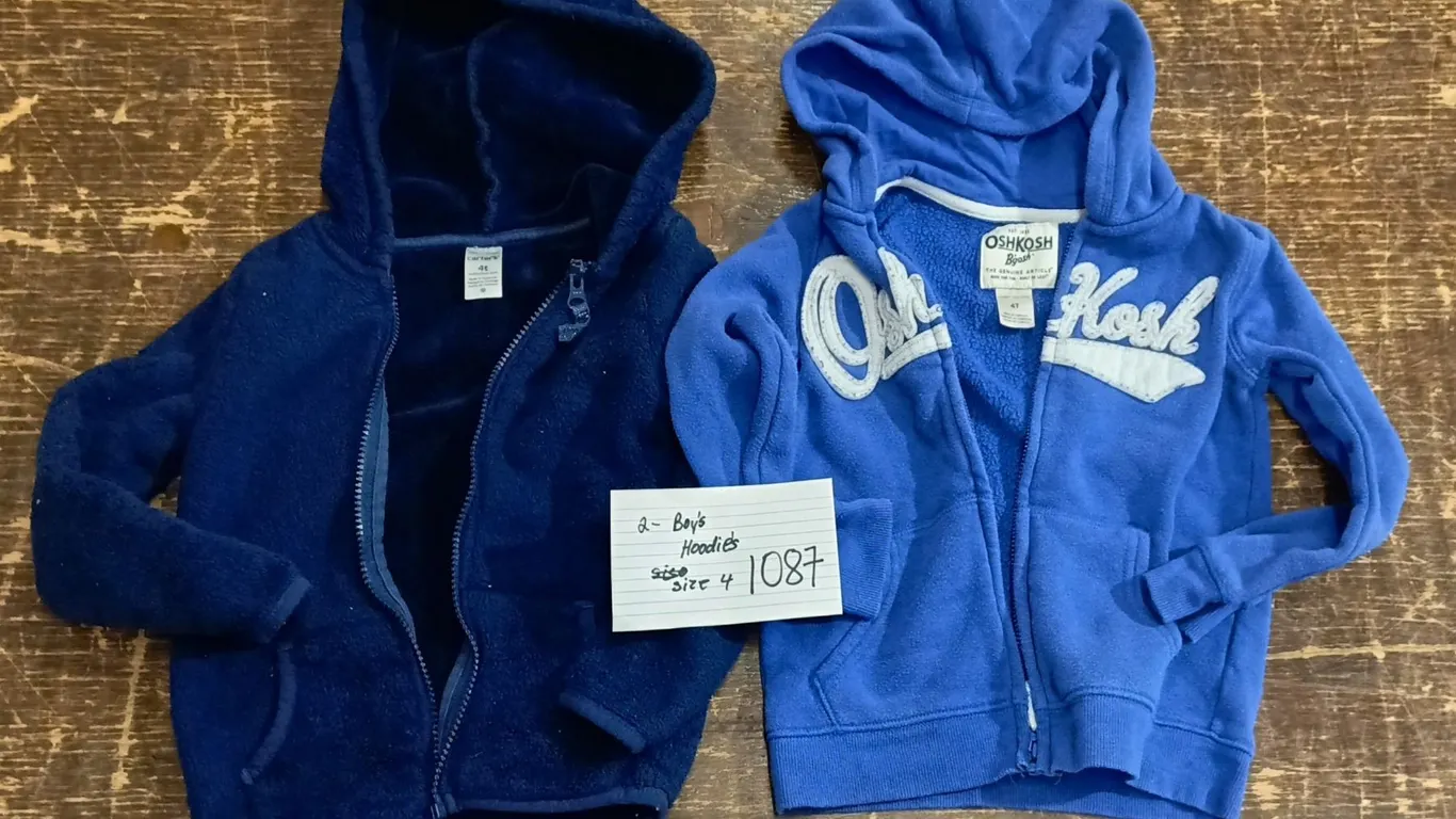 2 BOYS Hoodie size 4
