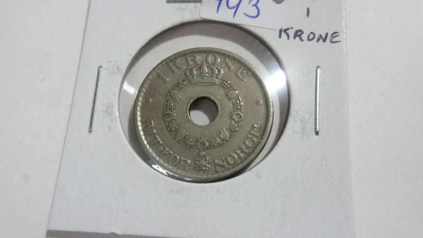 Norway. 1950 1 Krone (Crown). VF.