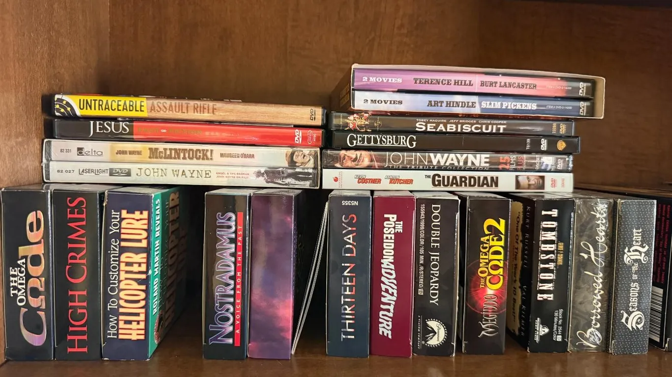 Movies TV Collection DVDs VHS