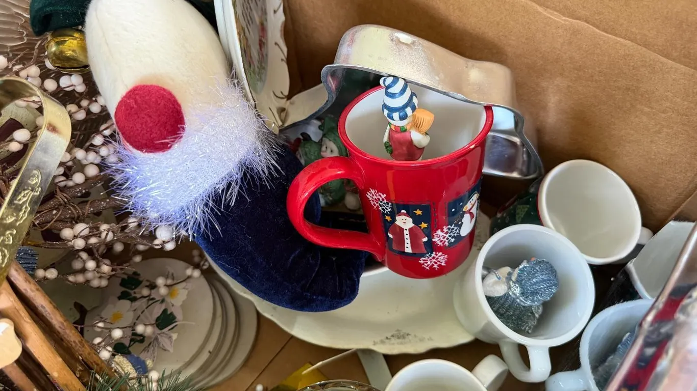 Holiday Decor Multicolor Christmas Lot