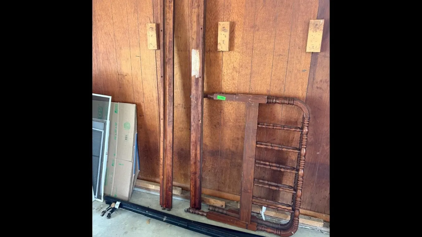 Vintage Wooden Bed Frame