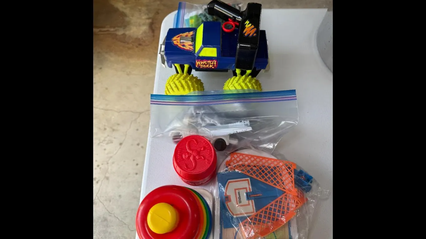 Lot of Toys Monster Truck Stacking Rings Army Men