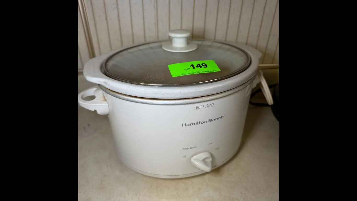 Hamilton Beach White Slow Cooker 33130TC