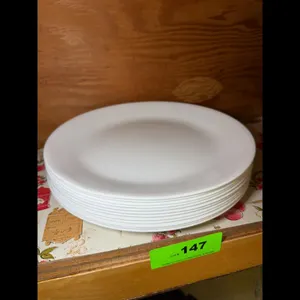 Corelle White Dinner Plates Set of 8