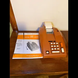 Vintage Sears Orange Adding Machine