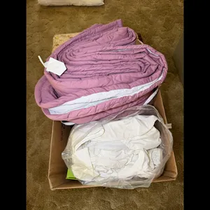 Home Goods Purple Floral Blankets Quilt Lot