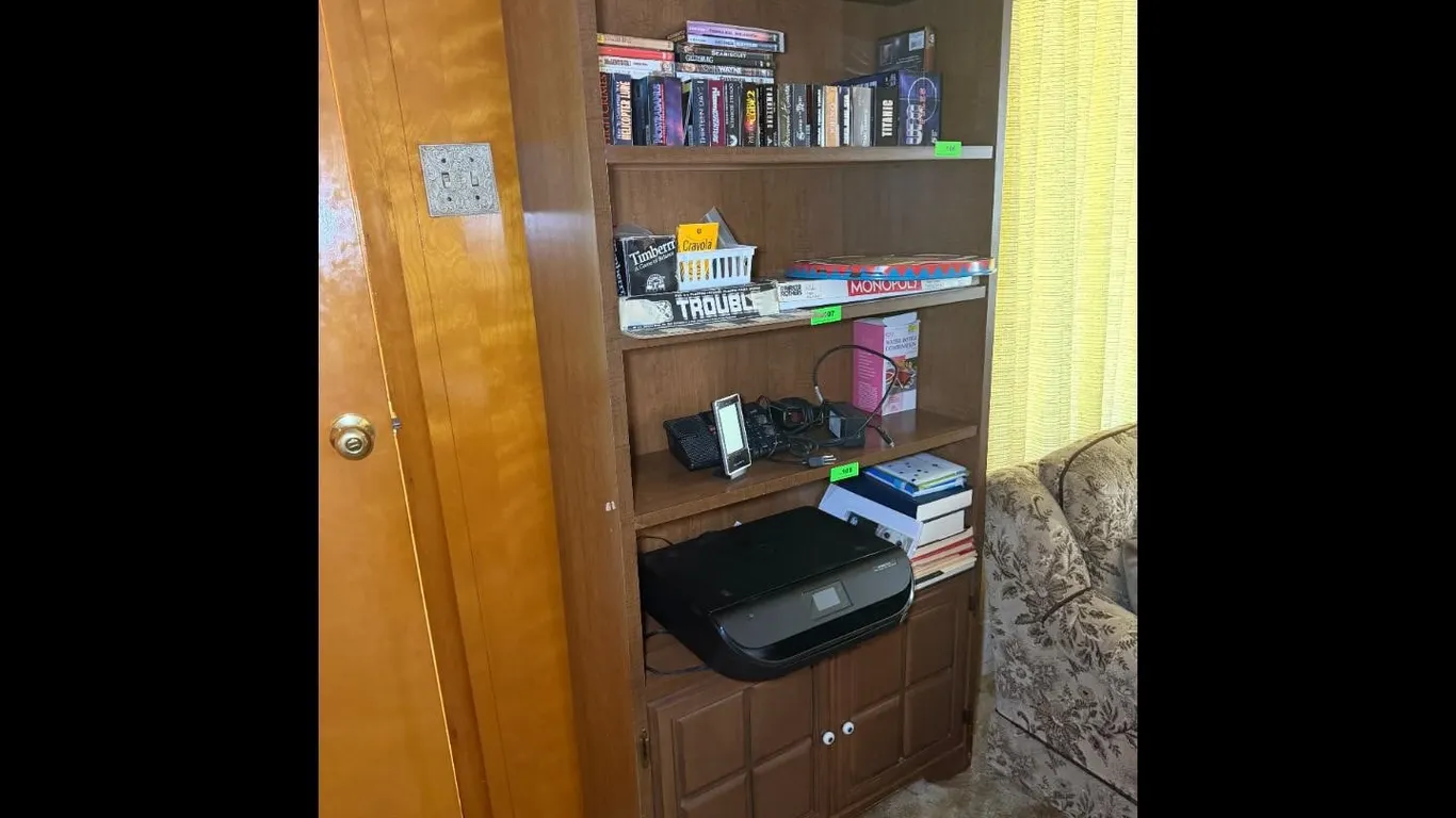 Brown Wooden Bookcase