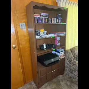 Brown Wooden Bookcase