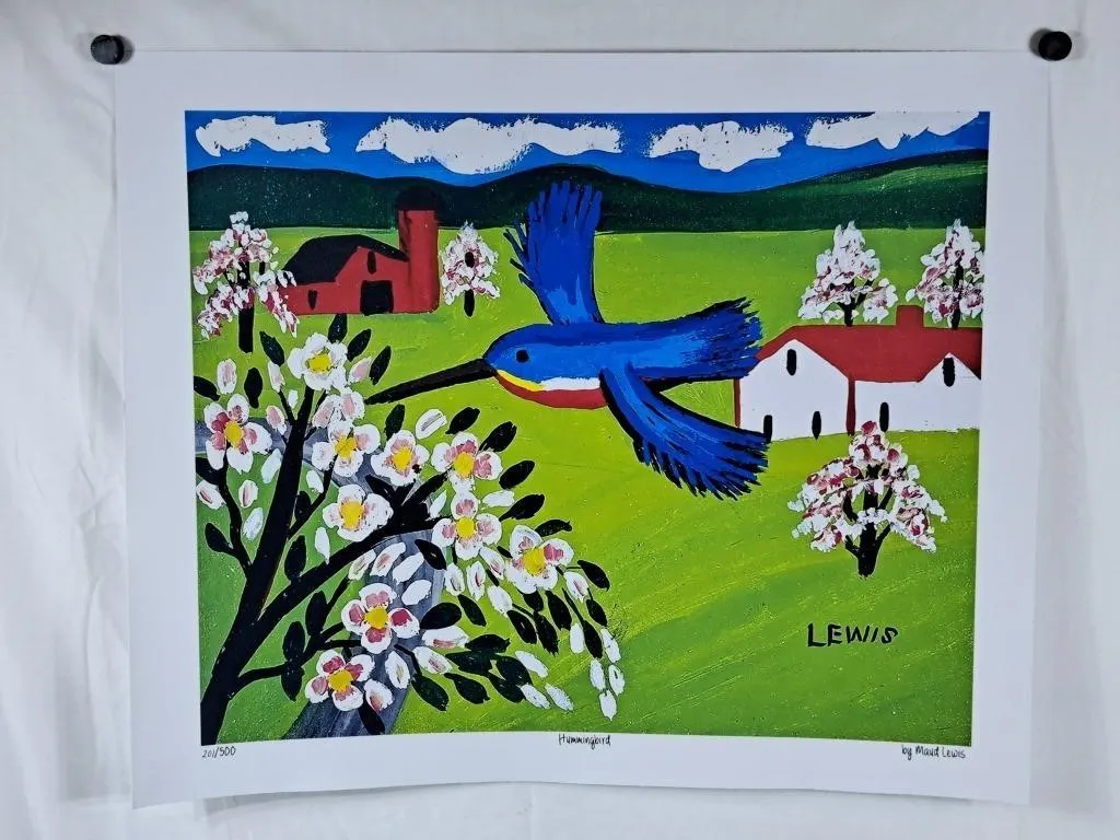 Maud Lewis "Hummingbird" Print - 24"x20"