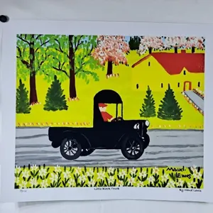 Maud Lewis "Little Black Truck" Print - 24"x20"