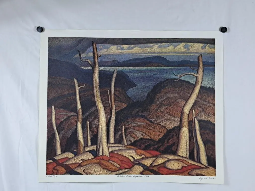 A.J. Casson "October Lake Superior 1929" Print -