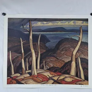 A.J. Casson "October Lake Superior 1929" Print -