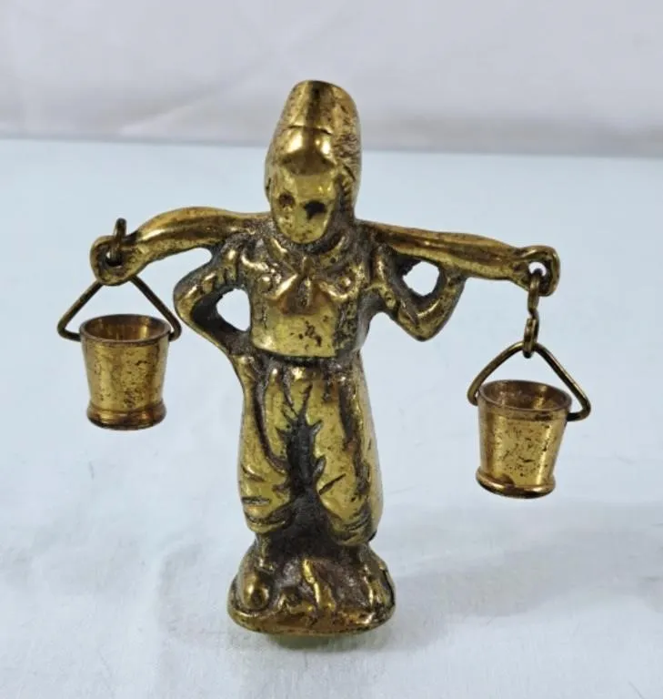Vintage Solid Brass Dutch Boy