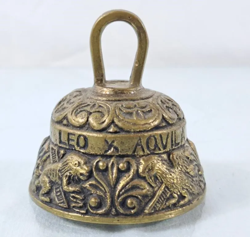 Vintage Solid Brass Sanctuary Bell - Four