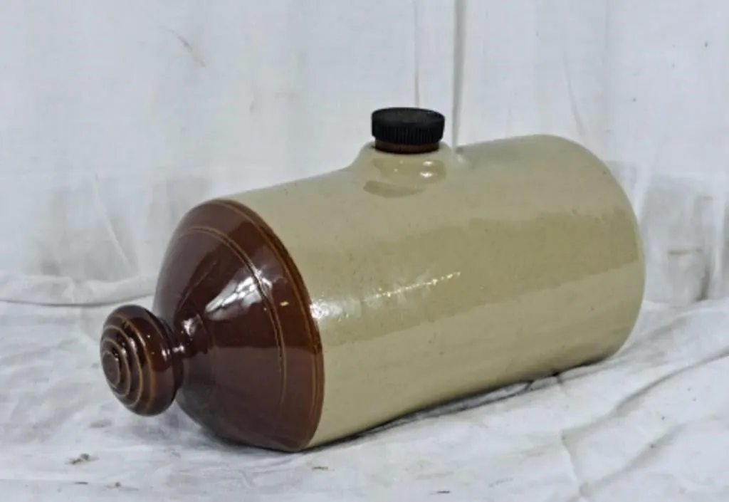 Vintage Stoneware bed warmer