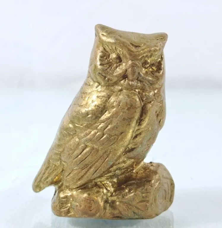 Solid Brass Owl