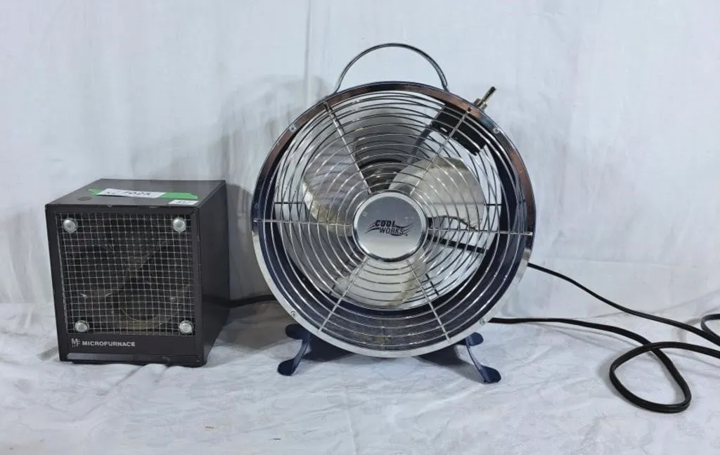 Microfurnace and cool works fan, both tested and
