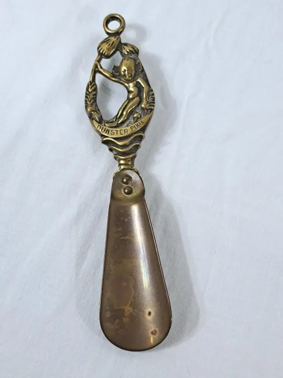 Vintage Brass Dunster Pixie Shoehorn