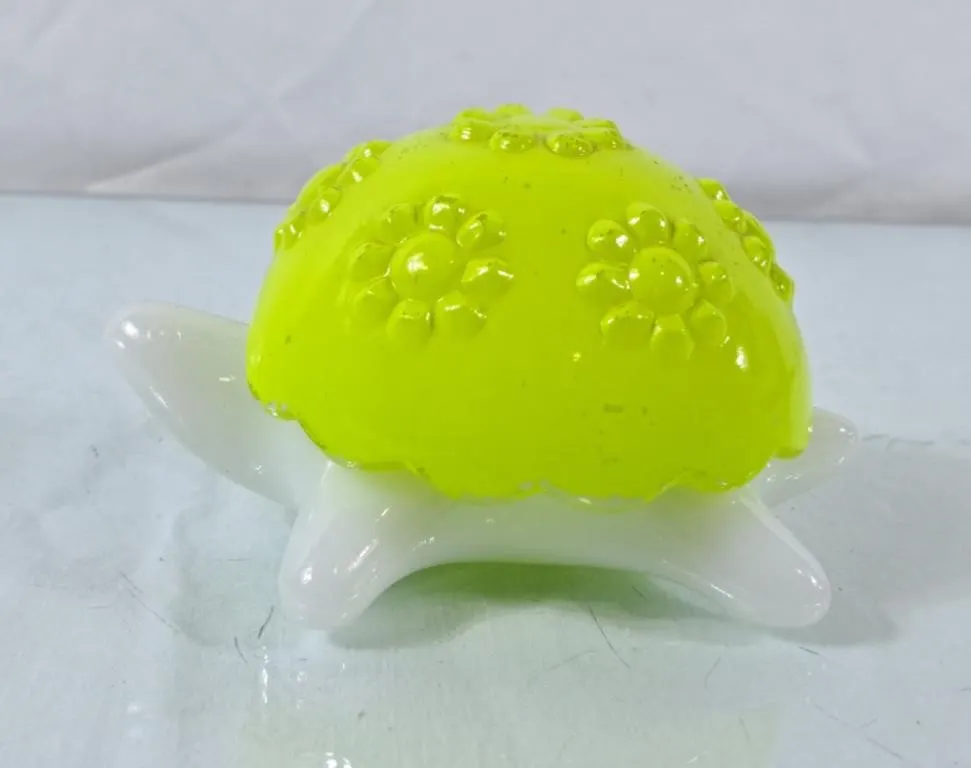 Vintage Avon Milk Glass Turtle Trinket Dish