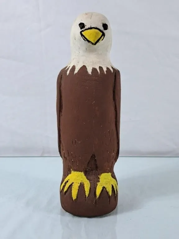 Handcarved & Handpainted Eagle by Ralph Charles -