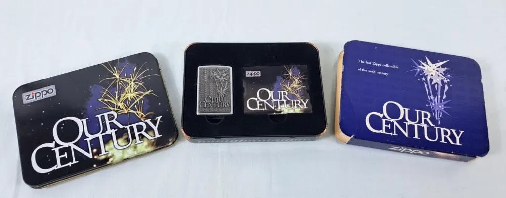 Collectible Zippo Lighter - Our Century, The L