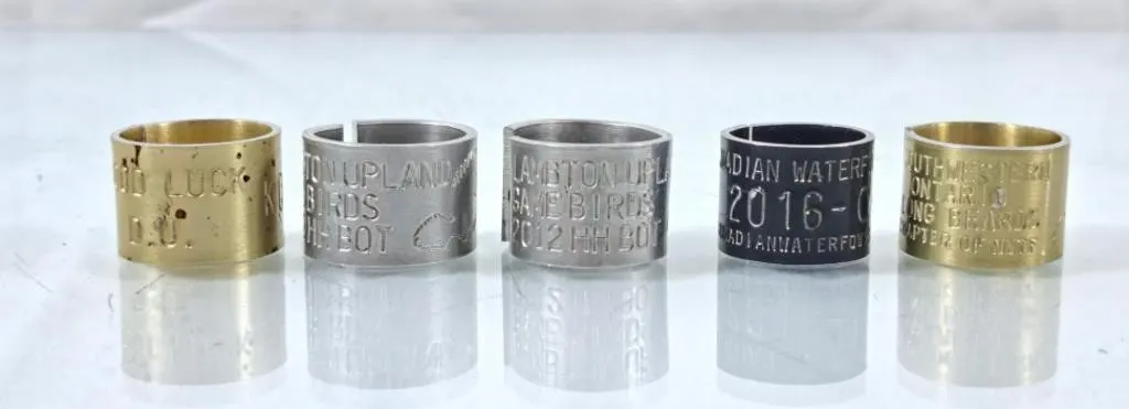 Bird Bands - Lambton Upland Game Birds, Canadian