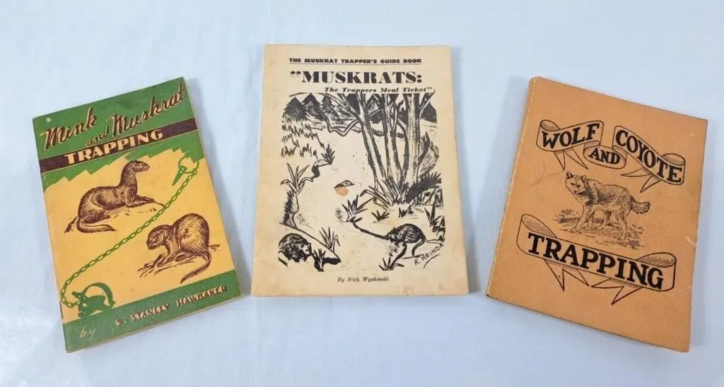 Vintage Trapping Books - Mink & Muskrat Trapping