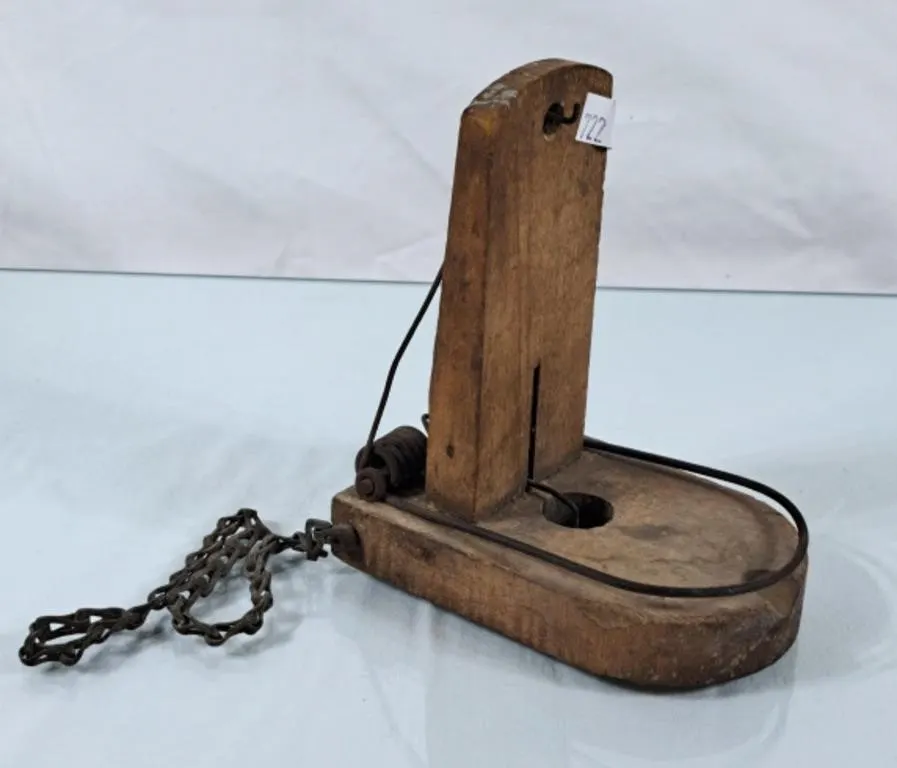Vintage Rodent Tombstone Snap Trap