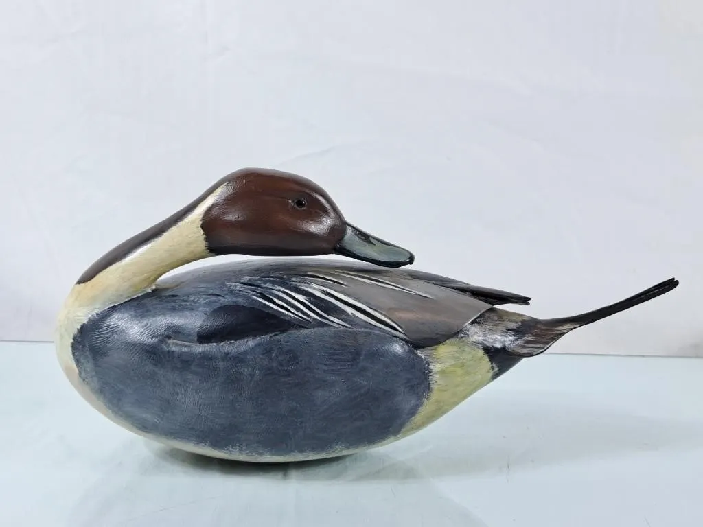 Handcarved Duck Decoy by Darcy Kok, Kingsville,