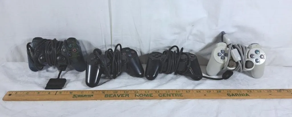 Lot of ps2 controllers, well used still good