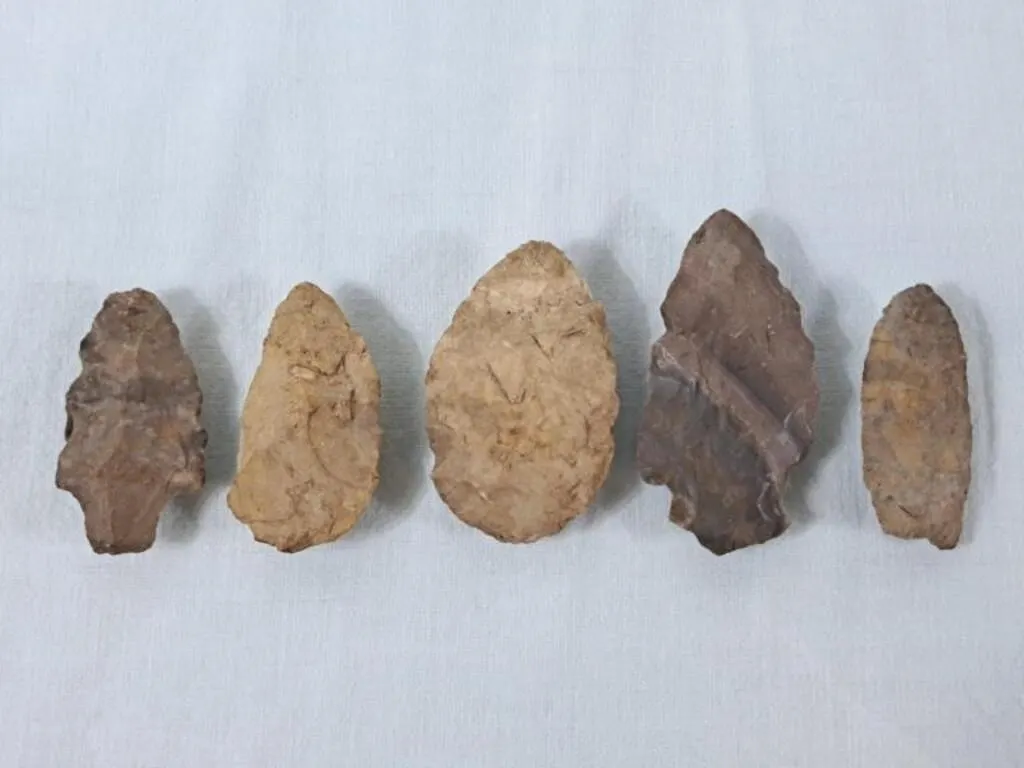 Vintage Stone Arrowheads