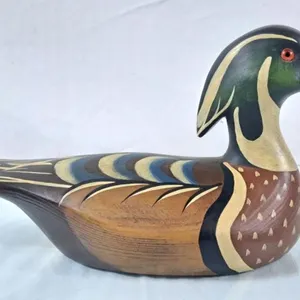 Beautiful Handpainted Ducks Unlimited Duck Decoy